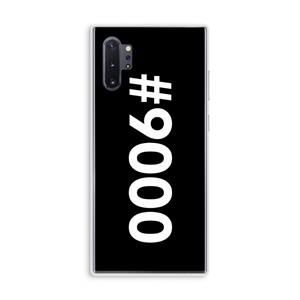 CaseCompany 9000: Samsung Galaxy Note 10 Plus Transparant Hoesje