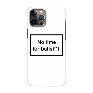 CaseCompany No time: Volledig geprint iPhone 12 Hoesje