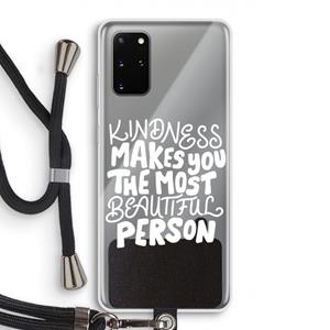 CaseCompany The prettiest: Samsung Galaxy S20 Plus Transparant Hoesje met koord