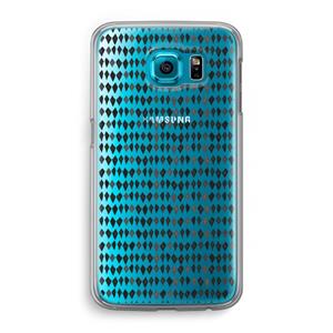 CaseCompany Crazy shapes: Samsung Galaxy S6 Transparant Hoesje