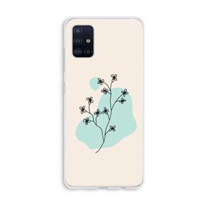 CaseCompany Love your petals: Galaxy A51 4G Transparant Hoesje