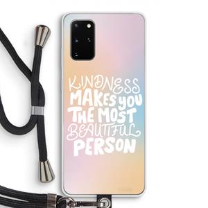 CaseCompany The prettiest: Samsung Galaxy S20 Plus Transparant Hoesje met koord