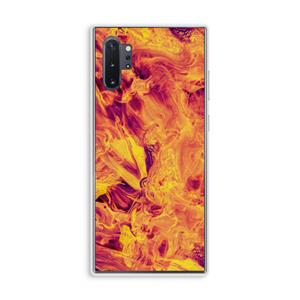 CaseCompany Eternal Fire: Samsung Galaxy Note 10 Plus Transparant Hoesje