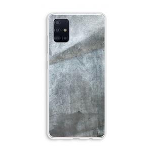 CaseCompany Grey Stone: Galaxy A51 4G Transparant Hoesje