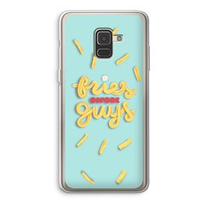 CaseCompany Always fries: Samsung Galaxy A8 (2018) Transparant Hoesje