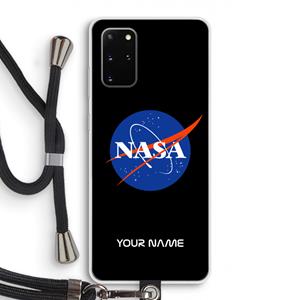 CaseCompany NASA: Samsung Galaxy S20 Plus Transparant Hoesje met koord