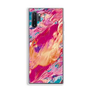CaseCompany Pastel Echoes: Samsung Galaxy Note 10 Plus Transparant Hoesje