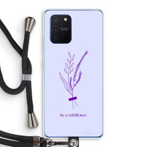 CaseCompany Be a wildflower: Samsung Galaxy Note 10 Lite Transparant Hoesje met koord