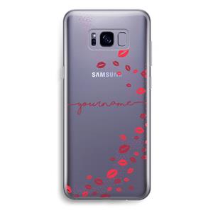CaseCompany Kusjes: Samsung Galaxy S8 Plus Transparant Hoesje