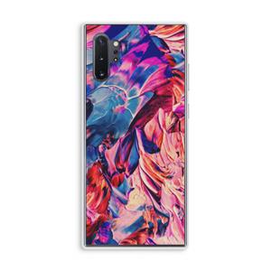 CaseCompany Pink Orchard: Samsung Galaxy Note 10 Plus Transparant Hoesje