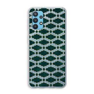 CaseCompany Moroccan tiles: Samsung Galaxy A32 4G Transparant Hoesje