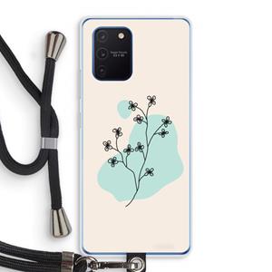 CaseCompany Love your petals: Samsung Galaxy Note 10 Lite Transparant Hoesje met koord
