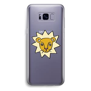 CaseCompany Kleine leeuw: Samsung Galaxy S8 Plus Transparant Hoesje