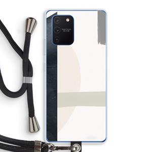 CaseCompany Baca: Samsung Galaxy Note 10 Lite Transparant Hoesje met koord