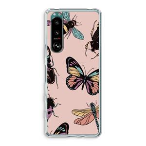 CaseCompany Tiny Bugs: Sony Xperia 5 III Transparant Hoesje