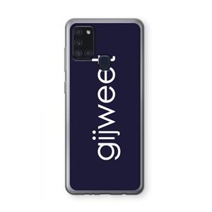 CaseCompany Gijweet: Samsung Galaxy A21s Transparant Hoesje