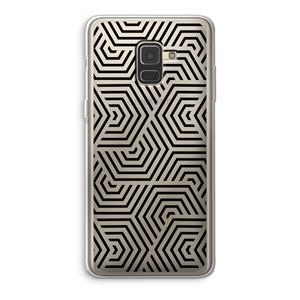 CaseCompany Magic pattern: Samsung Galaxy A8 (2018) Transparant Hoesje