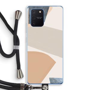 CaseCompany Formo: Samsung Galaxy Note 10 Lite Transparant Hoesje met koord