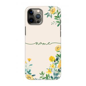 CaseCompany Gele bloemen: Volledig geprint iPhone 12 Hoesje