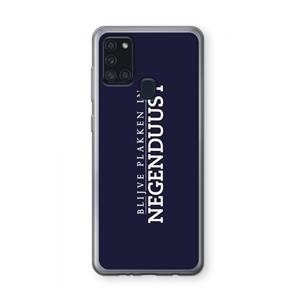 CaseCompany Blijve plakken in Negenduust: Samsung Galaxy A21s Transparant Hoesje