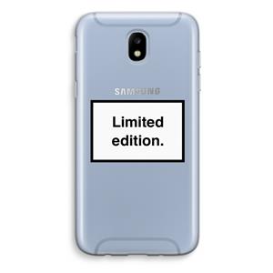 CaseCompany Limited edition: Samsung Galaxy J5 (2017) Transparant Hoesje