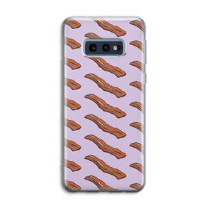 CaseCompany Bacon to my eggs #2: Samsung Galaxy S10e Transparant Hoesje
