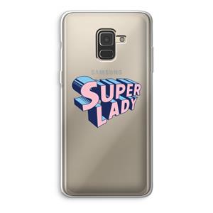 CaseCompany Superlady: Samsung Galaxy A8 (2018) Transparant Hoesje