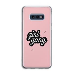 CaseCompany Girl Gang: Samsung Galaxy S10e Transparant Hoesje