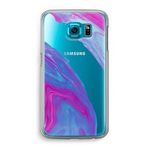 CaseCompany Zweverige regenboog: Samsung Galaxy S6 Transparant Hoesje