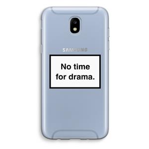 CaseCompany No drama: Samsung Galaxy J5 (2017) Transparant Hoesje