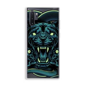 CaseCompany Cougar and Vipers: Samsung Galaxy Note 10 Plus Transparant Hoesje
