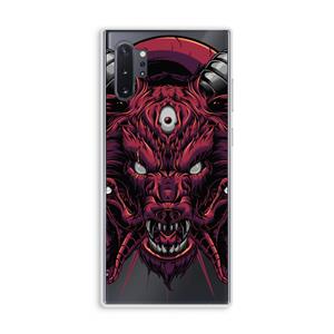 CaseCompany Hell Hound and Serpents: Samsung Galaxy Note 10 Plus Transparant Hoesje