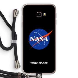 CaseCompany NASA: Samsung Galaxy J4 Plus Transparant Hoesje met koord