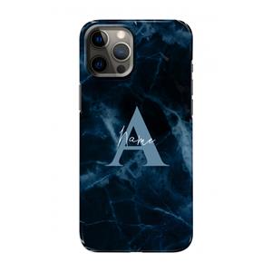 CaseCompany Midnight Marble: Volledig geprint iPhone 12 Hoesje