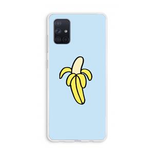 CaseCompany Banana: Galaxy A71 Transparant Hoesje