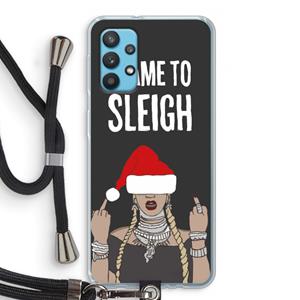 CaseCompany Came To Sleigh: Samsung Galaxy A32 4G Transparant Hoesje met koord