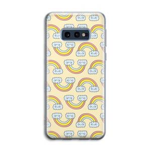 CaseCompany Regenboog: Samsung Galaxy S10e Transparant Hoesje