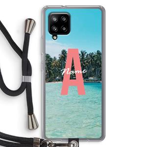 CaseCompany Pacific Dream: Samsung Galaxy A42 5G Transparant Hoesje met koord