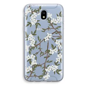 CaseCompany Blossoming spring: Samsung Galaxy J5 (2017) Transparant Hoesje