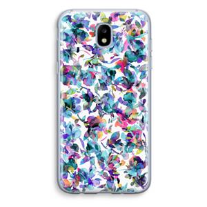 CaseCompany Hibiscus Flowers: Samsung Galaxy J5 (2017) Transparant Hoesje