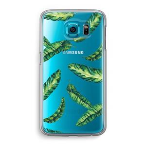 CaseCompany Lange bladeren: Samsung Galaxy S6 Transparant Hoesje