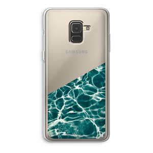 CaseCompany Weerkaatsing water: Samsung Galaxy A8 (2018) Transparant Hoesje
