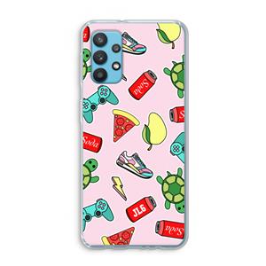 CaseCompany Things Jamie Loves: Samsung Galaxy A32 4G Transparant Hoesje
