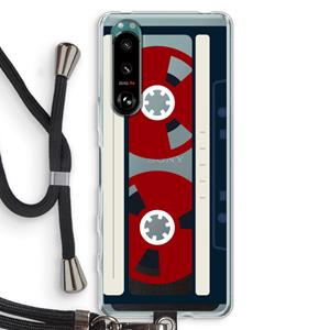 CaseCompany Here's your tape: Sony Xperia 5 III Transparant Hoesje met koord