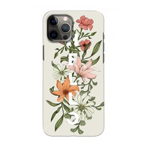 CaseCompany Hello bloemen: Volledig geprint iPhone 12 Hoesje
