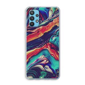 CaseCompany Chameleon Sun: Samsung Galaxy A32 4G Transparant Hoesje