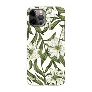 CaseCompany Wit bloemenpatroon: Volledig geprint iPhone 12 Hoesje