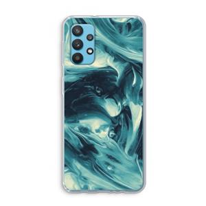CaseCompany Dreaming About Whales: Samsung Galaxy A32 4G Transparant Hoesje