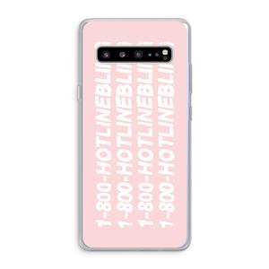 CaseCompany Hotline bling pink: Samsung Galaxy S10 5G Transparant Hoesje