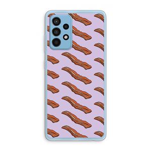 CaseCompany Bacon to my eggs #2: Samsung Galaxy A52 Transparant Hoesje